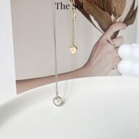 Dây Chuyền/ Vòng Cổ Hàn Quốc Đá Đổi Màu Hình Trái Tim thesol.accessories