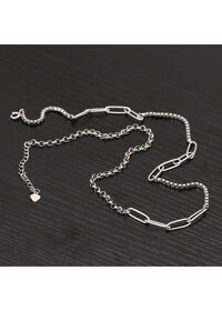 Dây chuyền vòng cổ khúc đoạn bất đối xứng khí chất