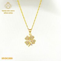 Dây Chuyền, Vòng Cổ Nữ Titan Xi Mạ Vàng Non 24k Cao Cấp - Trang Sức Hava Hong Kong - HVDC200
