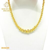 Dây Chuyền, Vòng Cổ Nữ Titan Xi Mạ Vàng Non 24k Cao Cấp - Trang Sức Hava Hong Kong - HVDC39