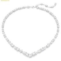 Dây chuyền, Vòng Cổ Swarovski Mesmera necklace Mixed cuts, White, Rhodium plated 5665242