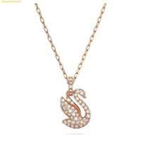 Dây Chuyền, Vòng Cổ Swarovski Swan pendant Swan, Small, White, Rose gold-tone plated 5647555