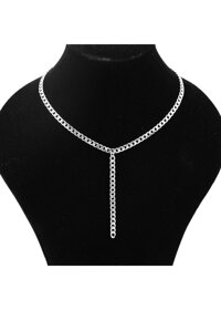 Dây chuyền vòng titan thép không đen - Mẫu 1