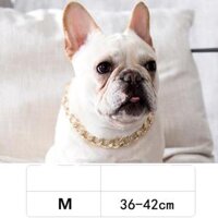 DÂY CHUYỀN XI MẠ VÀNG CHO CÚN MÈO DÀI 45cm