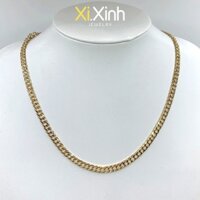 dây chuyền xích xi mạ vàng màu 10k - D24