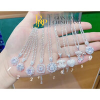 Dây chuyền xoắn BNP kèm mặt xinh cao cấp , BẠC TA