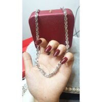 Dây chuyền xoắn cao cấp xi mạ 7 lớp cao cấp.