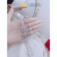 Dây chuyền Xoắn lấp lánh dễ đeo, Bạc Ta - Bạc BNP