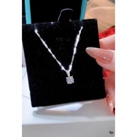 Dây chuyền xoắn mặt đá bạc ta