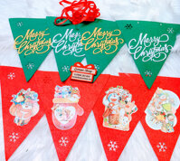 Dây Cờ Treo Giáng Sinh - DC1 (Red/ Green)