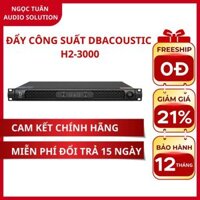 Đẩy Công Suất 2 Kênh Dbacoustic H2-3000-Class D,3000W/ CH/ 8Ω và 5100W/ CH/ 4Ω-Đẩy 2 kênh karaoke