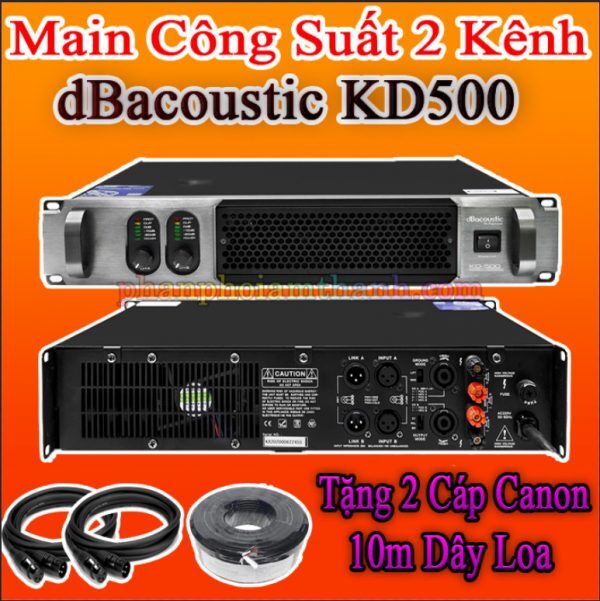 Đẩy công suất DBacoustic KD500
