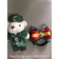 Dây cột tóc các ngành binh chủng Bộ đôi Cong an - Rằn ri k17