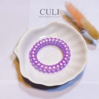 Dây cột tóc lò xo co giãn, nhựa dẻo xoắn nhiều màu xinh xắn - Culi accessories - Mẫu 13