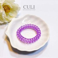 Dây cột tóc lò xo co giãn, nhựa dẻo xoắn nhiều màu xinh xắn - Culi accessories - Mẫu 8