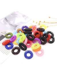 Dây Cột Tóc Lò Xo Combo 10 cái  Màu ngẫu nhiên