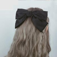 Dây cột tóc nơ tiểu thư dễ thương - Đen