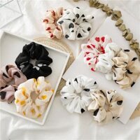 DÂY CỘT TÓC SCRUNCHIES CHẤM BI TIM MỚI LẠ PHONG CÁCH HÀN QUỐC PHÙ HỢP VỚI NHIỀU TRANG PHỤC Giao Hàng Màu Ngẫu Nhiên