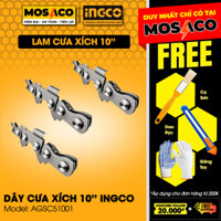 Dây cưa xích 10" INGCO AGSC51001 Thích hợp sử dụng cho máy cưa xích xăng GCS5261011 Đóng gói vỉ trượt - MOSACO