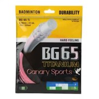 Dây cước căng vợt cầu lông BG65 Titanium hồng baby - Cước Bg65ti