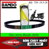Dây curoa Bando xe máy Attila (Mã số 750- 19.5-28).