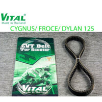Dây curoa Force 125, Cygnus, BWS, Dylan con 125 Hãng Yamaha - Thương Hiệu VITAL KEVLAR DÂY CHỮ VÀNG DÒNG CAO CẤP