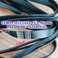 Dây curoa máy giặt sấy PANASONIC NATIONAL lồng ngang - đai culoa cửa trước 9EPH 1092 9EPH1092 PANA NATI 9 rãnh