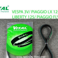 Dây Curoa Vital Lắp VESPA 3V, Piaggio LX 125/3V , Liberty 125, IGEt ,sprint 125 ,Piaggio FLY > chính hãng, hàng Thái