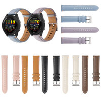Dây Da 20 Mm 22 Mm Cho Garmin Forerunner 265 255 245 245 245M 645 645M 55 158 165 Âm Nhạc Đồng Hồ Thông Minh Dây Đeo Tay Phụ Kiện Cao Cấp Nam Nữ Ban Nhạc