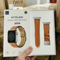 Dây da Apple Watch Attelage Genuine Wiwu Leather Watch Bands 38/40/41 & 42/44/45mm