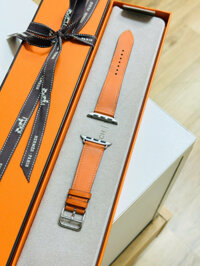 Dây Da Apple Watch Hermès 41mm Single Tour -  Orange (New Full Box)