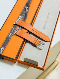 Dây Da Apple Watch Hermès 41mm Single Tour -  Orange