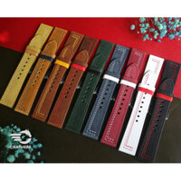 Dây Da Bò Sáp Chốt Thông Minh Thay Thế Cho Đồng Hồ Cổ Điển Các Loại SmartWatch, Samsung Watch, Huawei Watch