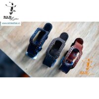 DÂY DA BÒ THẬT MAY TAY CHO MIBAND 5 - CHÍNH HÃNG RAM LEATHER - MI BAND 5 COW LEATHER STRAPS . *