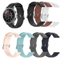 Dây da cao cấp mặt trơn 20mm, 22mm cho đồng hồ thời trang - thể thao Galaxy Watch / Huawei / Amazfit / Garmin PKHRSMS004