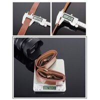 Dây da đeo cổ cao cấp cho máy ảnh không gương lật Sony Fujifilm Canon Nikon Olympus Panasonic...