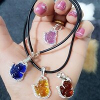 Dây da đeo cổ hồ ly (mẫu 1)