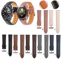 Dây da đeo đồng hồ thay thế cho Samsung Galaxy Watch 3 41mm 45mm