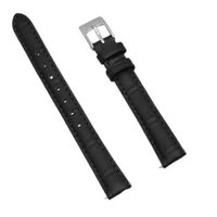 Dây da đồng hồ 12mm L021-01-12 Đen