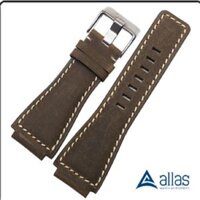 Dây da đồng hồ Bell & Ross màu nâu đậm