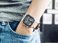 Dây da đồng hồ Casio AE1200WHD (dây kim loại)