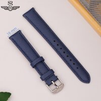 Dây da đồng hồ SR Watch chính hãng F1013.43/16mm Xanh Dương