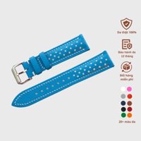 Dây Da Đồng Hồ Xanh Dương LUX Leather – Handmade – DDTC-E-029