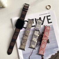 Dây Da HọA TiếT gucci Cho ĐồNg Hồ apple iwatch