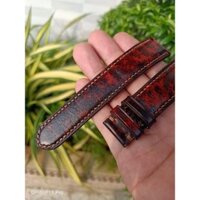 Dây da nhuộm handmade cho đồng hồ