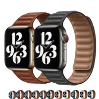 Dây Da Thay Thế Cho Đồng Hồ iWatch 38 40 41 42 44 45 49mm