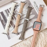 Dây Da Thay Thế Cho ĐồNg Hồ Apple Watch Ultra2 / 1 49mm series 9 8 7 41 / 45mm 38 / 42mm iWatch 7 SE 6 5 4 3 40mm / 44mm