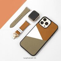 Dây da thủ công Epsom Mix Màu (màu 1) dành cho Apple Watch đồng hồ thông minh Series 1/2/3/4/5/6/7/SE