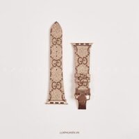 Dây da thủ công Gucci dành cho Apple Watch đồng hồ thông minh Series 1/2/3/4/5/6/7/SE