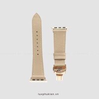 Dây da thủ công Swift Kem dành cho Apple Watch đồng hồ thông minh Series 1/2/3/4/5/6/7/SE